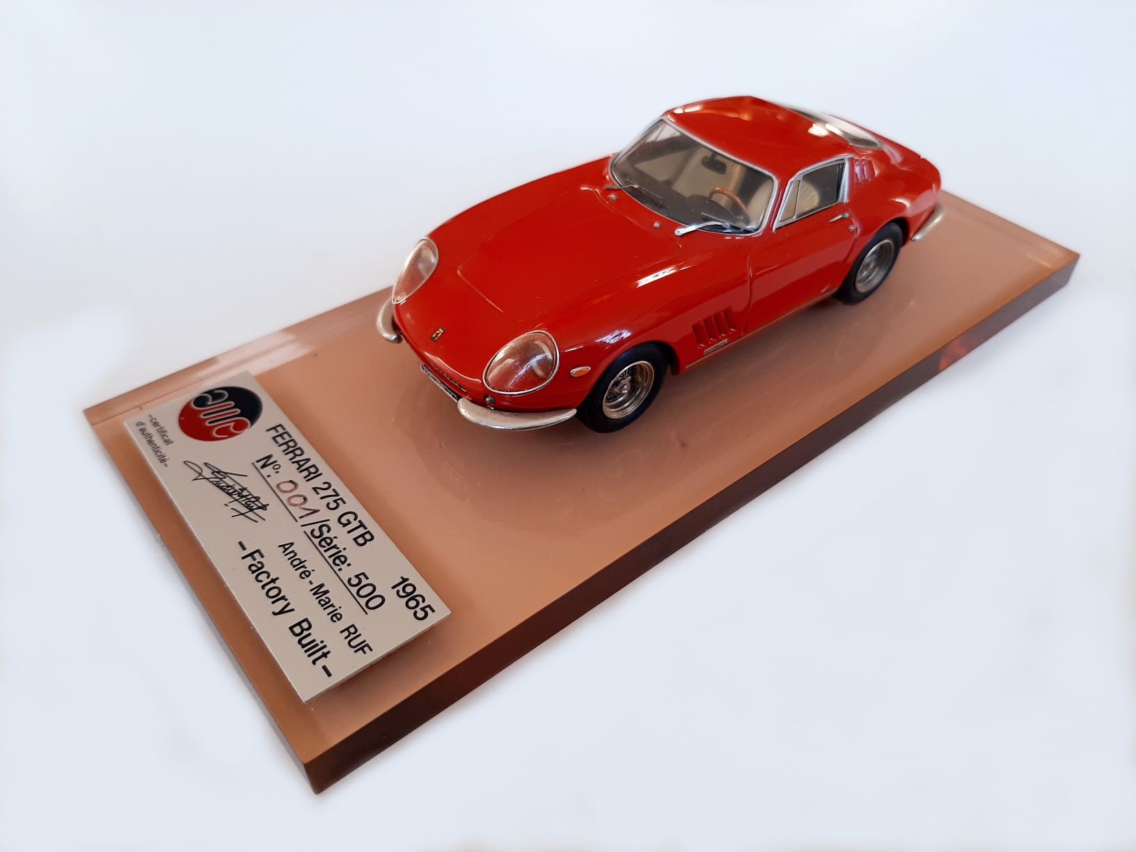 AM Ruf : Ferrari 275 GTB numbered 001 --> SOLD